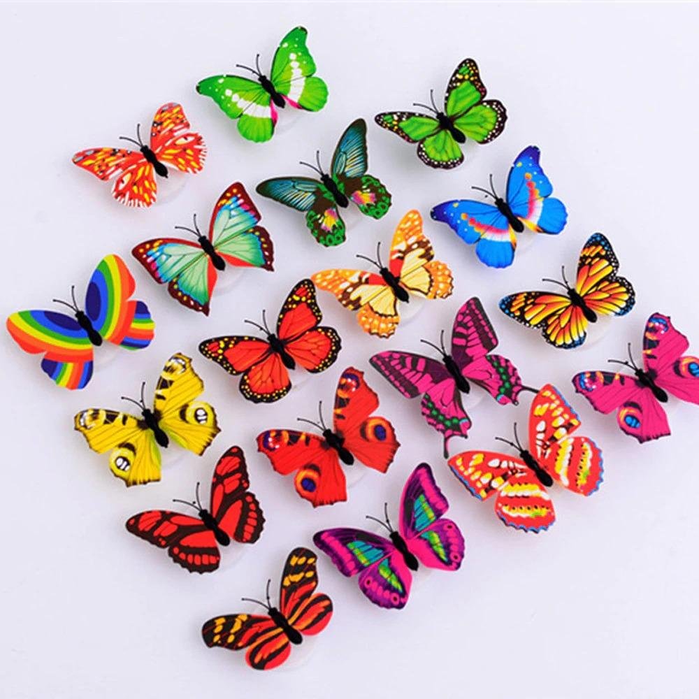 LED 3D Butterfly Wall Lights (10 Pieces) - Image 8