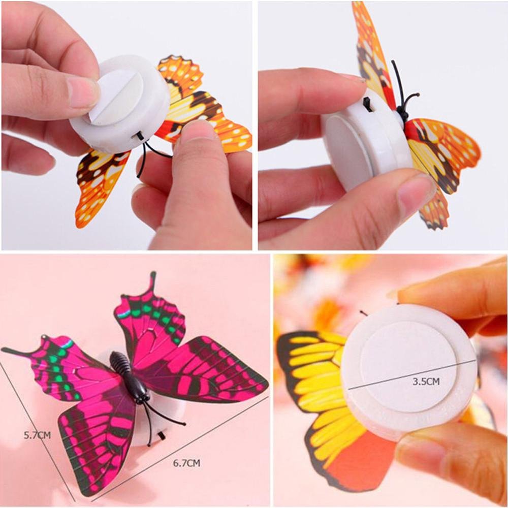 LED 3D Butterfly Wall Lights (10 Pieces) - Image 7