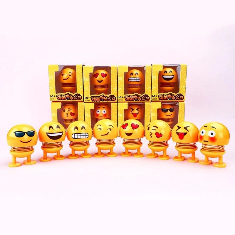 Cute Cartoon Funny Emoji Wobble Head Robot